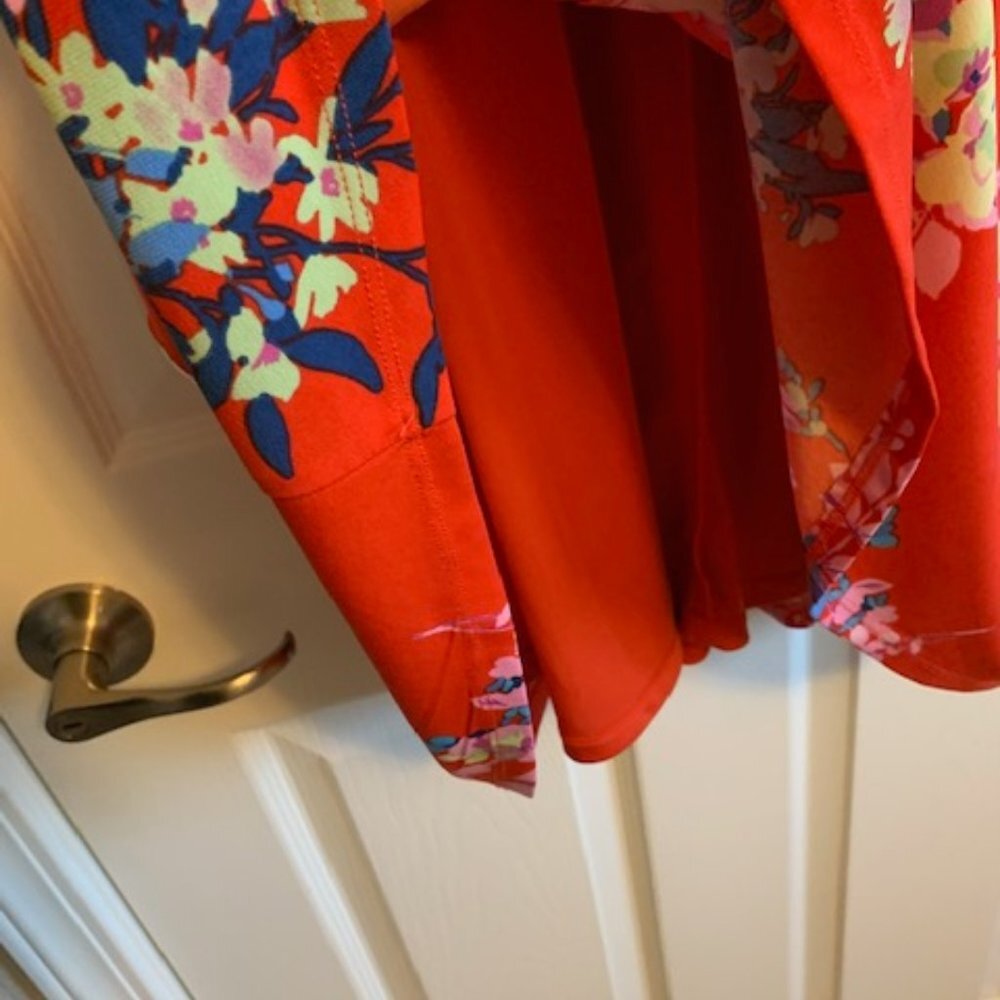 julia jordan Red Floral Midi Dress - Picture 7 of 9
